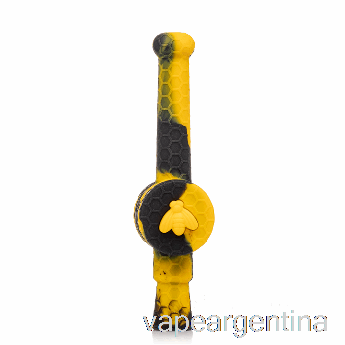 Stratus Reclaimer Honey Dipper Silicona Dab Paja Sol (negro / Amarillo) Vape Descartable